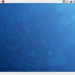 Default GNOME on netbook (Fedora Linux)
